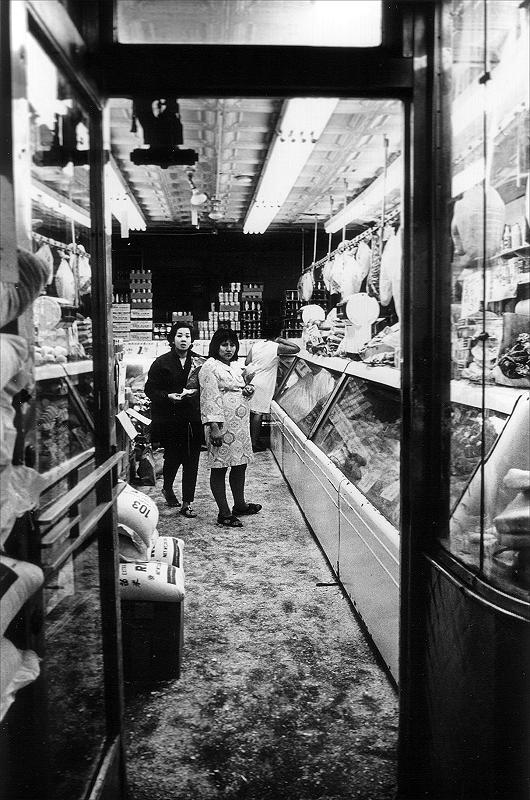 Butcher Shop, photograph by Bernard Safran