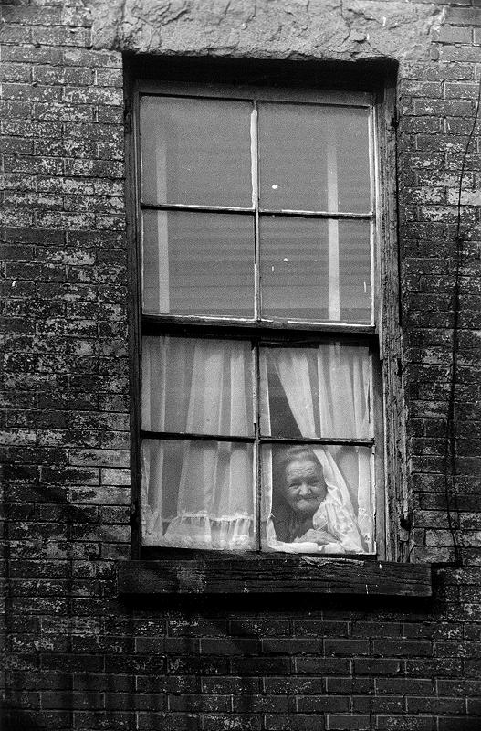 Window Lady, photograph by Bernard Safran